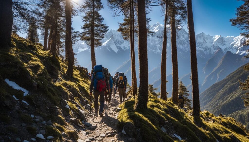 hiking in Himachal Pradesh